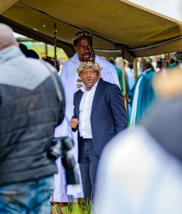 KwaZulu-Natal ANC chairperson Sihle Zikalala at the Shembe Church.