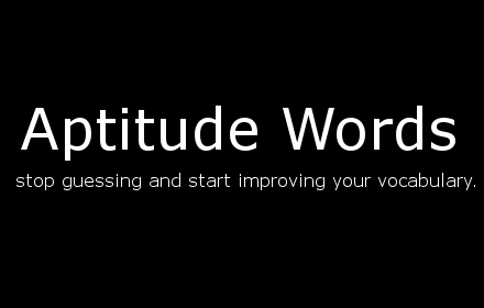 Aptitude-Words small promo image