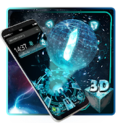 3D Neon Technology theme  Icon