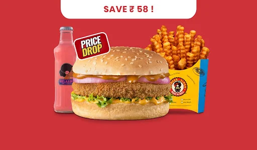 Veg Snacker Burger Value Combo