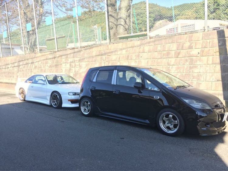 シルビアの三菱コルト・s14後期、シルビア・コルトスピード・だれか買う？に関するカスタム事例の投稿画像1枚目
