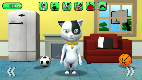 Android application Talking Baby Cat Max Pet Games screenshort