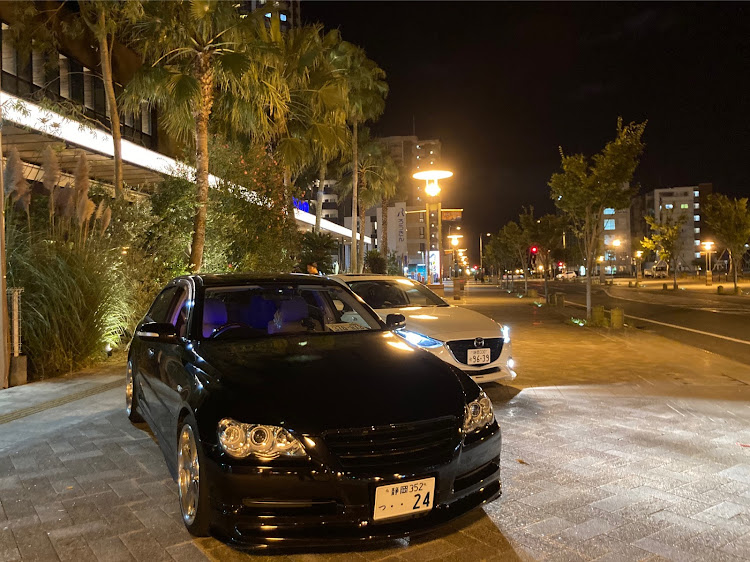 マークXのアクセラ・東静岡・明日も仕事・夜のドライブ・スピード狂に関するカスタム事例の投稿画像1枚目
