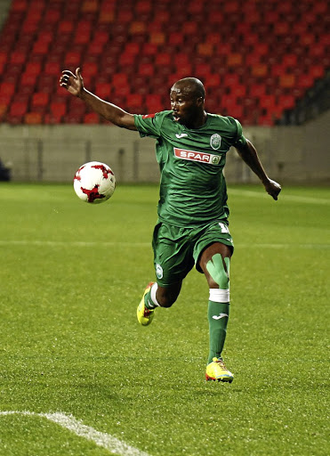 AmaZulu striker Siyabonga Nomvethe.