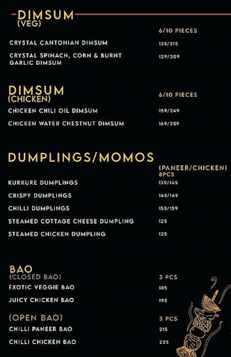 Sushimei Dank Asian menu 