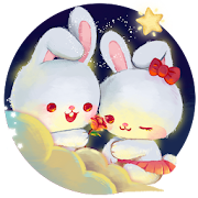 Kawaii Rabbit Love theme  Icon