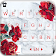 Thème de clavier Marble Red Rose icon