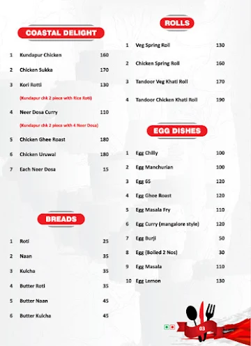 Kadala tarangaa menu 