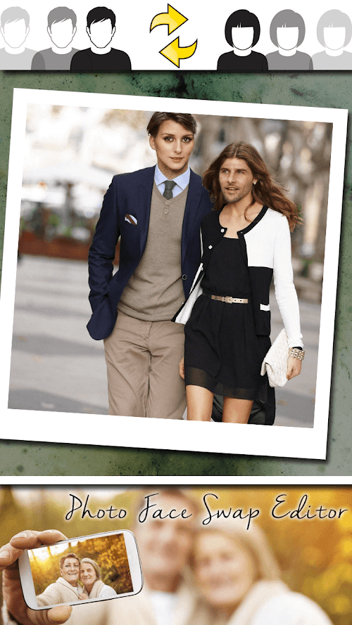 Android application Photo Face Swap Editor screenshort