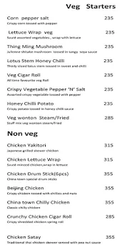 Mrs Cheng  Fresh Asian Kitchen menu 1