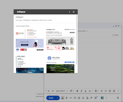 AdSigner screenshot 1