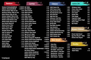 Chaska Chowk menu 