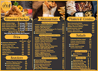 Oho Shawarma menu 2