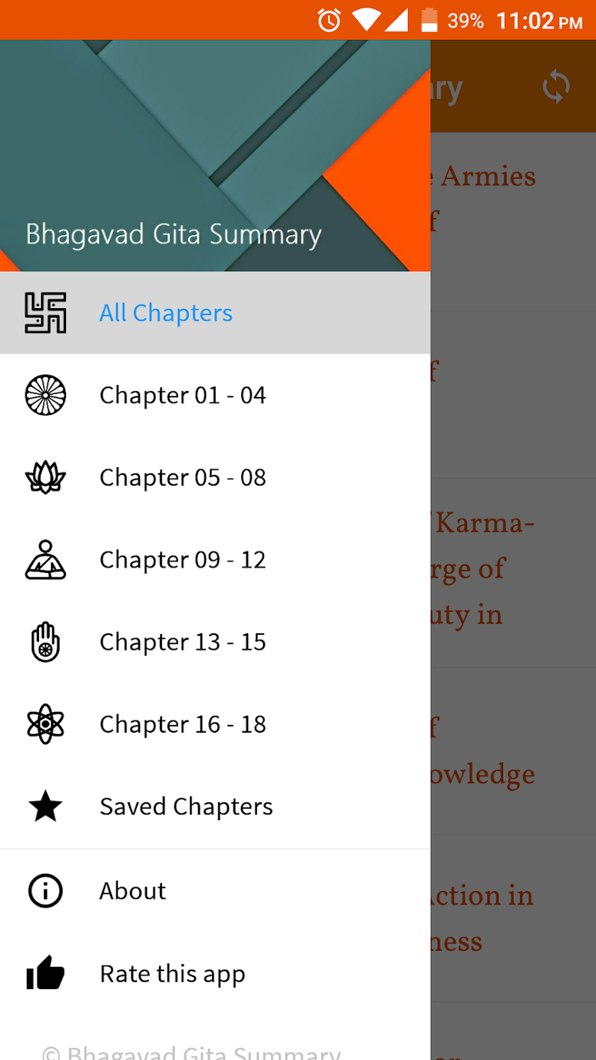 Bhagavad Gita Summary Screen 2
