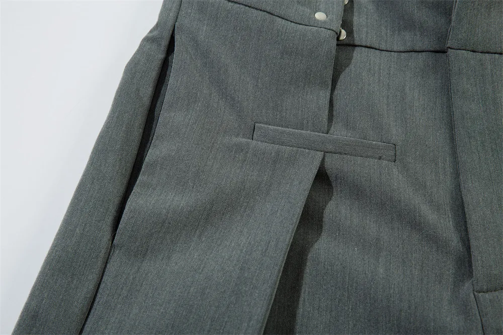 Title 10, Heren American High Street broek met metalen ge...