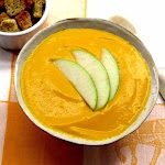 Gingered Butternut Squash, Apple and Cheddar Soup was pinched from <a href="http://www.cooking.com/recipes-and-more/recipes/gingered-butternut-squash-apple-cheddar-soup-recipe?CCAID=cknwrdne04965at" target="_blank">www.cooking.com.</a>