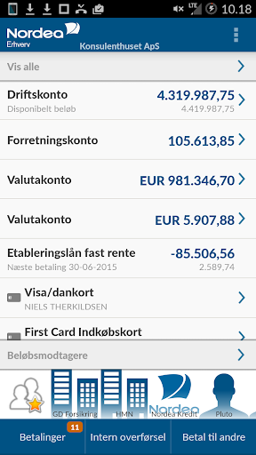 Nordea Mobilbank Erhverv