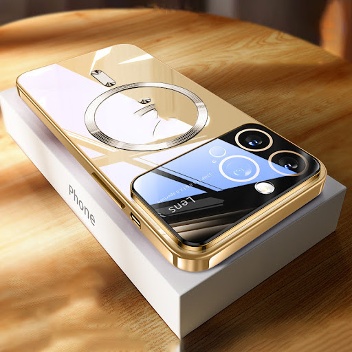 Title 1, Electroplated Magnetic Transparent Phone Case w...