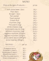 Divya Bakery menu 2