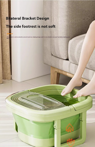 Title 10, Folding and Portable Foot Soaking Bucket Deep a...