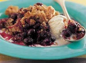 Easy Blueberry Crisp