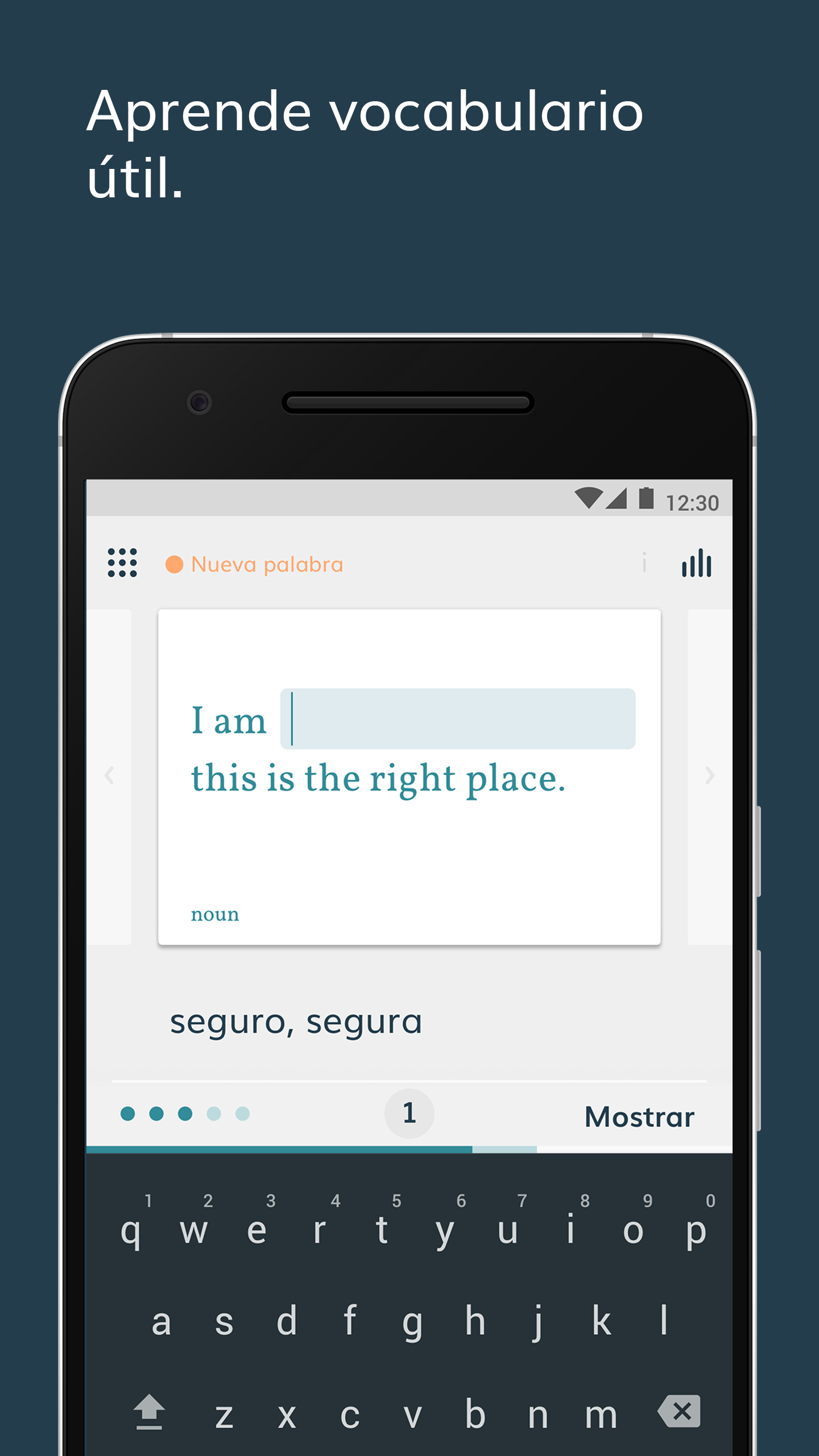 Android application Lingvist: Learn Languages Fast screenshort