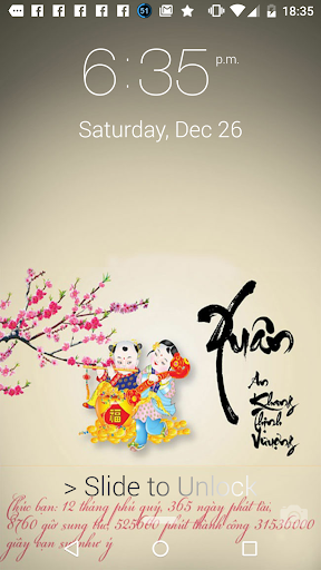 Lock screen OS9 Bính Thân 2016