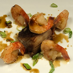 Pork Belly Prawns