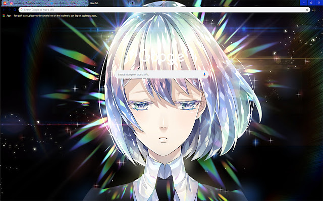 SAD Girl-Schoolgirl Diamond | Houseki no Kuni chrome extension