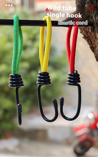 Title 1, Outdoor Camping Tent Elastic Rope Buckle 15cm F...