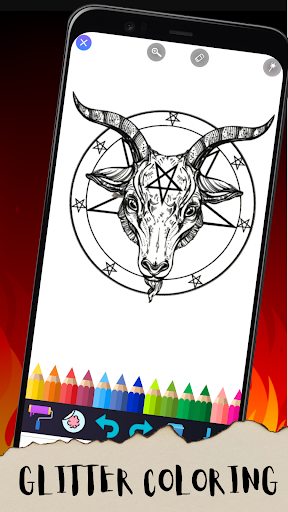 Screenshot Lucifer Satan Coloring Pages