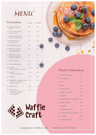 Waffle Craft menu 4