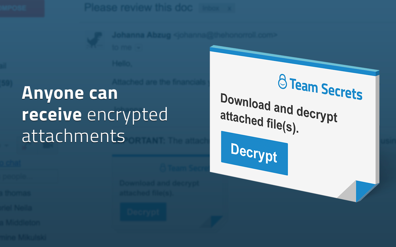 Team Secrets: Encrypt Gmail Attachments Preview image 6