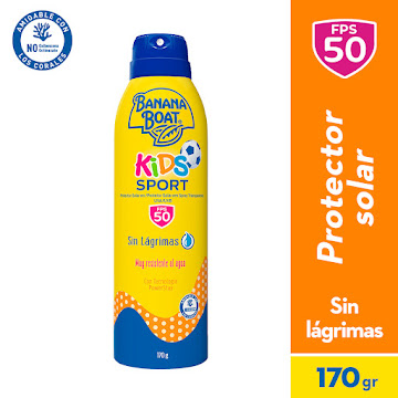 Protector Solar En Spray Banana Boat Kids Sport Continuo FPS50+ x 170 gr  