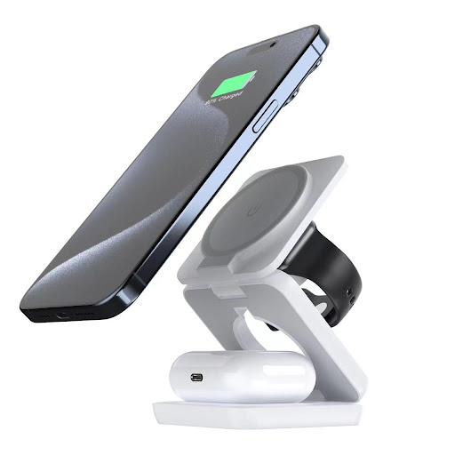 Title 3, Folding Three-in-one Wireless Charger Magnetic ...