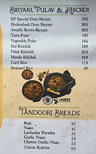 Kailash Parbat menu 4