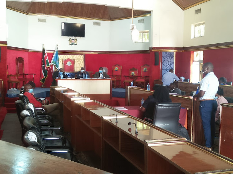 The vetting of Roads CEC nominee Joyce Osogo at the Kisumu county assembly.