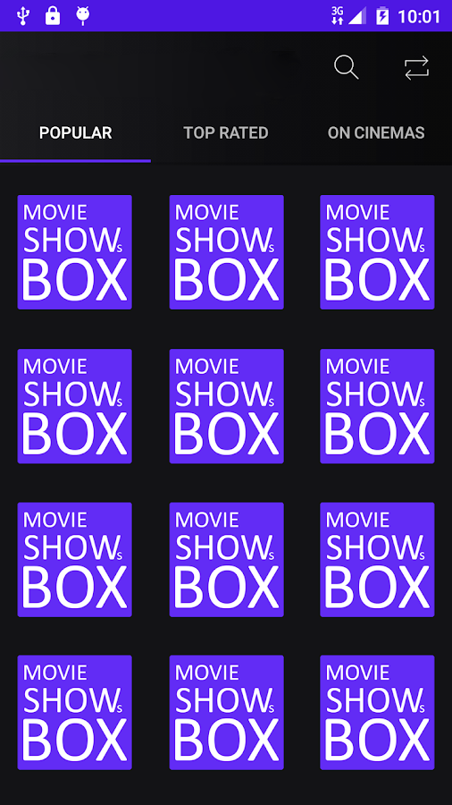Movie Box Show - Movies Info Screen 3