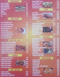 Chawla's 2 menu 1