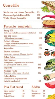 Cafe Gangsta menu 1