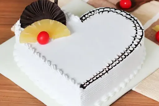 Heart Shape Pineapple Cake [500 Grams]