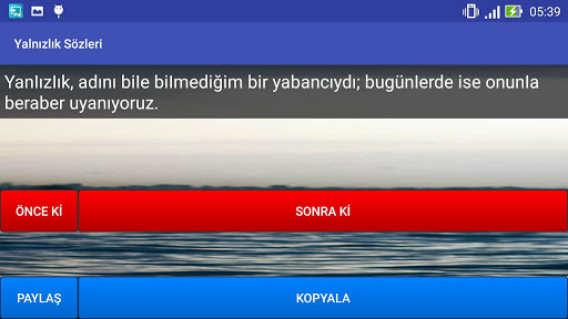 Yalnızlık Sözleri