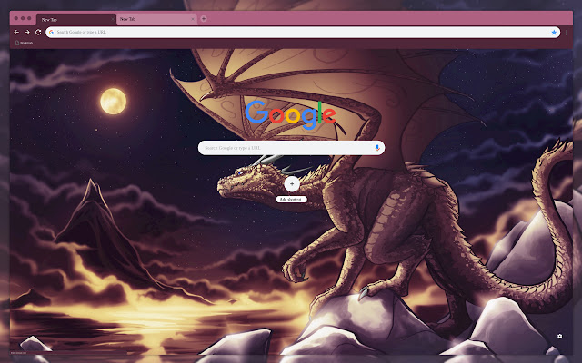 Dragon on the clouds chrome extension