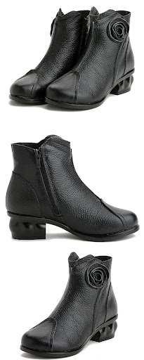 Title 4, Botas de mujer con forro polar de estilo étnico...