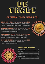 De Thali menu 2