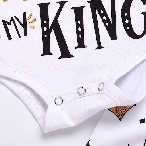 Title 4, New Baby Boys Clothing Set Tops Romper + Crown ...
