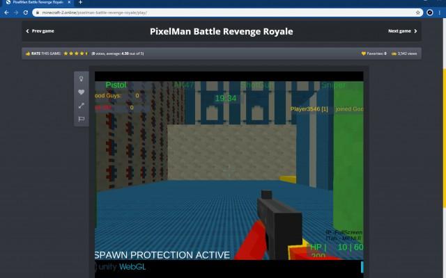 PixelMan Battle Revenge Royale chrome extension