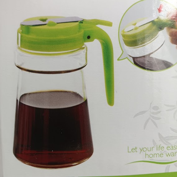 Chai Chiết Dầu Ăn, Nước Mắm, Xì Dầu Bằng Thuỷ Tinh 500 Ml Tiện Lợi