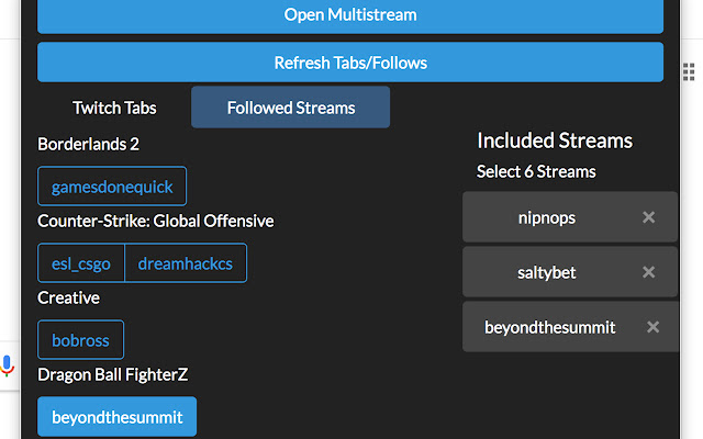 Twitch Multistream Chrome 网上应用店
