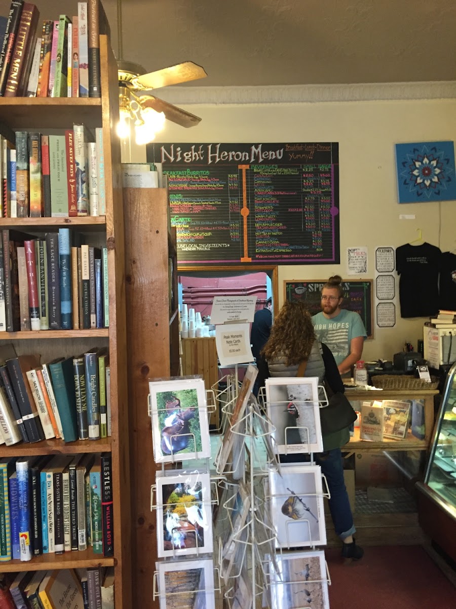 Gluten-Free at Night Heron Books & Coffeehouse